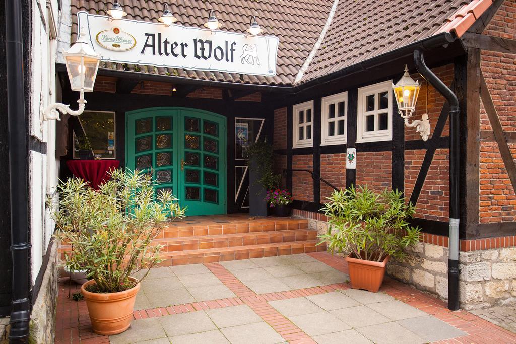 Hotel Alter Wolf Wolfsburg Esterno foto
